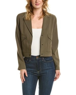 Vince Camuto Cropped Blazer - Green