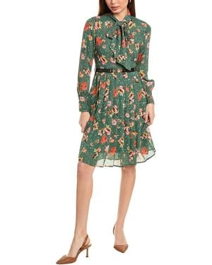 Gracia Belted Mini Dress - Green
