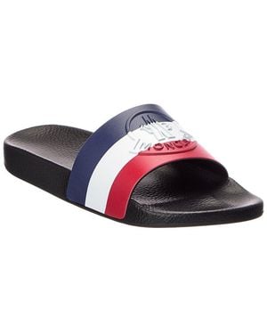 Moncler Basile Rubber Slide - Blue