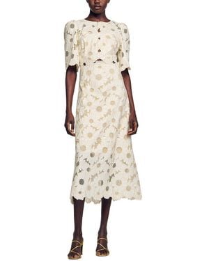 Sandro Daniela Dress - Natural