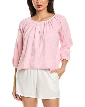 Petite Plume Gauze Willow Top - Pink