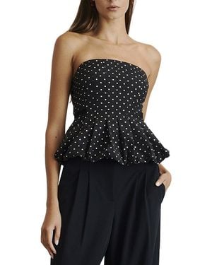 Tanya Taylor Farah Top - Black