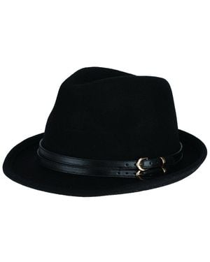San Diego Hat New Indie Wool Fedora - Black