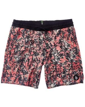 Volcom Stoney Swim Trunk - Red