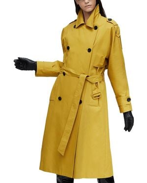 COATME Windbreaker Long Jacket - Yellow