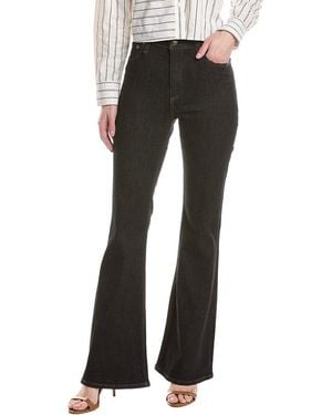 Rag & Bone Flexi Dahlia Mid Rise Full Length Flare Jean - Black