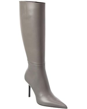 Michael Kors Angelina Leather Knee-High Boot - Grey