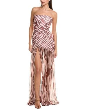 retroféte Nicole Maxi Dress - Red