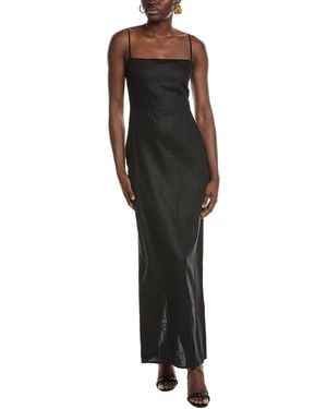 O.P.T O.P.T Adeline Linen Maxi Dress - Black