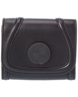 Gucci Leather Card Case - Black