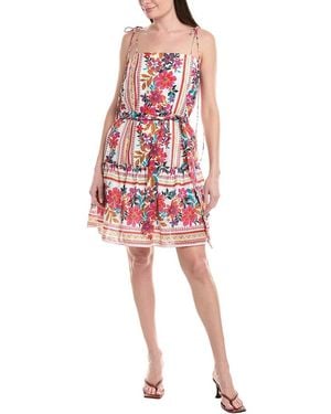 Julia Jordan Tie Shoulder Mini Dress - Red