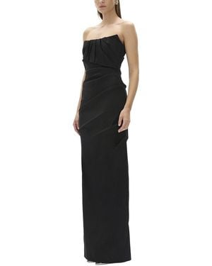 Rachel Gilbert Sienna Fitted Gown - Black