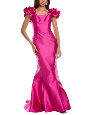 Rene Ruiz High-Low Gown - Pink