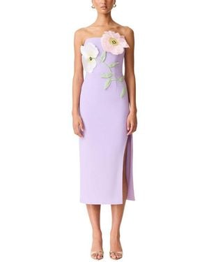 Elliatt Hope Midi Dress - Purple