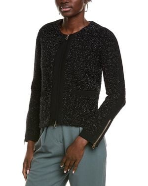 St. John Textured Jacket - Black