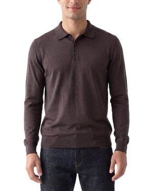 RAFFI Jersey Polo Jumper - Grey