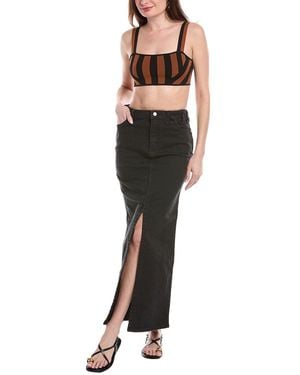 STAUD X Wrangler The Maxi Skirt - Black