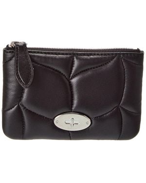 Mulberry Softie Leather Coin Purse - Black