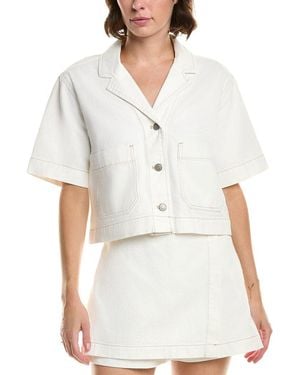 Elan Denim Shirt - White