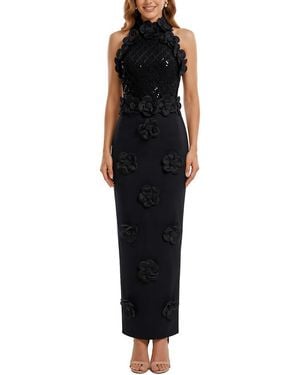 Amanda Royal Maxi Dress - Black