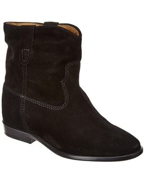 Isabel Marant Rillyan Velvet Bootie - Black