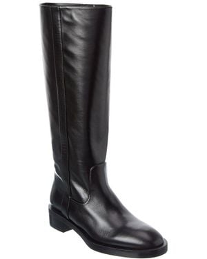 Stuart Weitzman Lenora Leather Knee-High Boot - Black