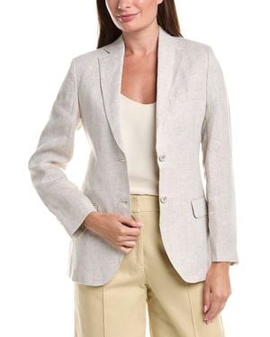 Officine Generale Officine Generale Charlene Linen Jacket - White