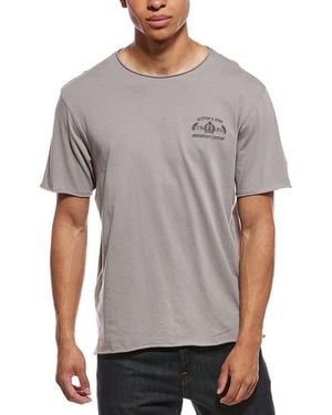 Scotch & Soda Roll Neck T-Shirt - Grey