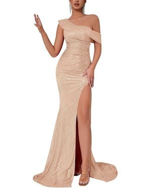 LOEY Embellished Sleeveless Maxi Dress - Orange