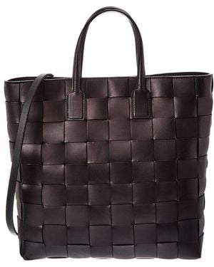 Dragon Diffusion Pino Leather Tote - Black