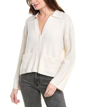 Rag & Bone Maud Cashmere Cardigan - White
