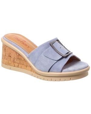 The Flexx Mara Suede Sandal - Blue