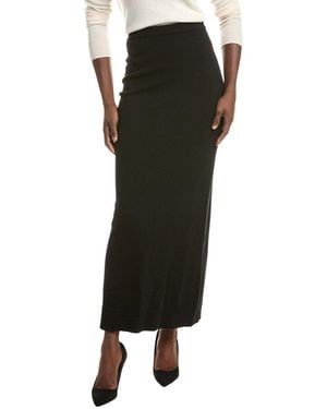 Michael Kors Cashmere Blend Maxi Skirt - Black