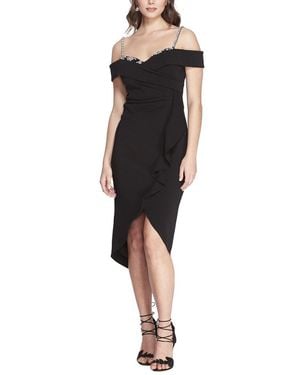 Marchesa Midi Dress - Black