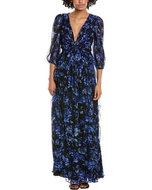 ML Monique Lhuillier Gown - Blue