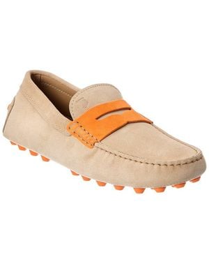 Tod's Suede Loafer - Natural