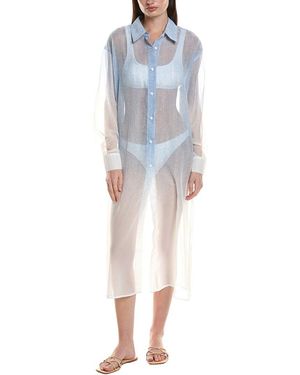 NVLT Maxi Shirtdress - Blue