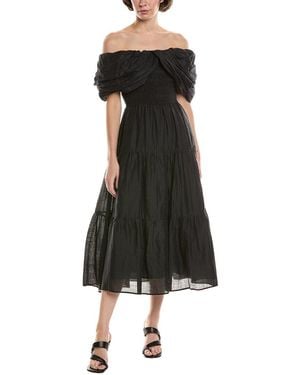 Sea Loren Midi Dress - Black