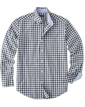 J.McLaughlin Collis Woven Shirt - Blue