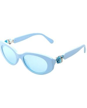 Swarovski Sk600253-Z 53Mm Sunglasses - Blue