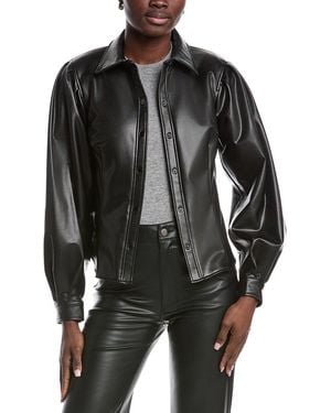 Kenneth Cole Vegan Leather Jacket - Black