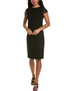 Tahari Ponte Sheath Dress - Black