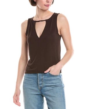 FRAME Deep V-Neck Tank - Blue