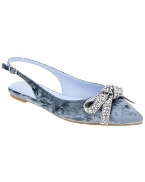 BCBGeneration Katly Velour Flat - Blue