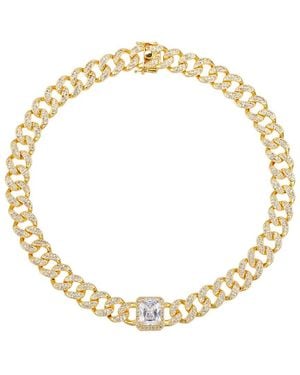 Eye Candy LA The Luxe Collection Cz Camila Collar Necklace - Metallic