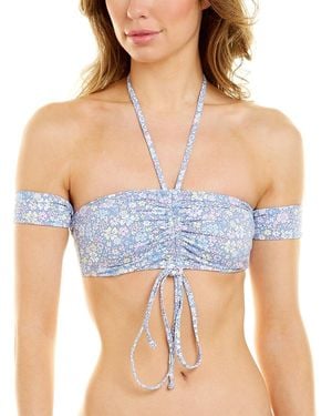 Frankie's Bikinis Bikinis Jagger Bikini Top - Blue