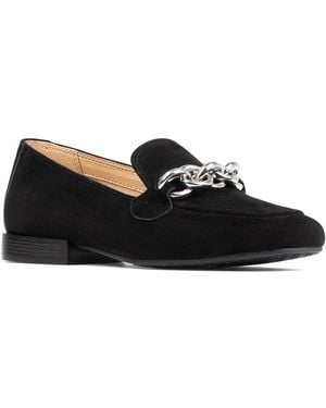 Donald J Pliner Balinda Leather Loafer - Black