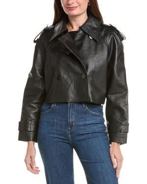 Walter Baker Merci Leather Jacket - Black