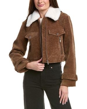 Avec Les Filles Corduroy Jacket - Brown