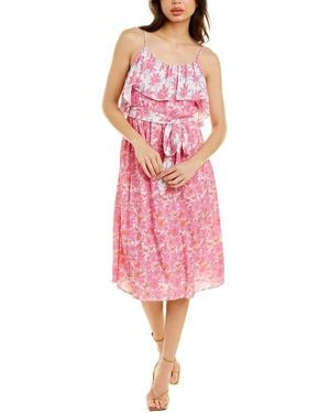 CELINA MOON Braided Mini Dress - Pink